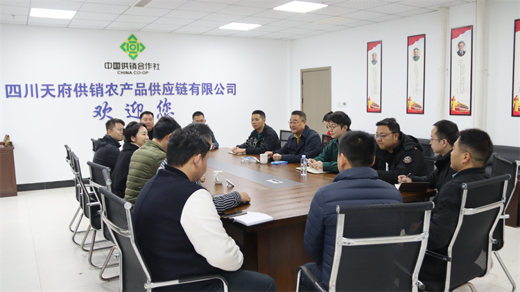 集團公司前往龍泉農產品集采集配中心現場督查園區(qū)運營及入園企業(yè)項目推進工作